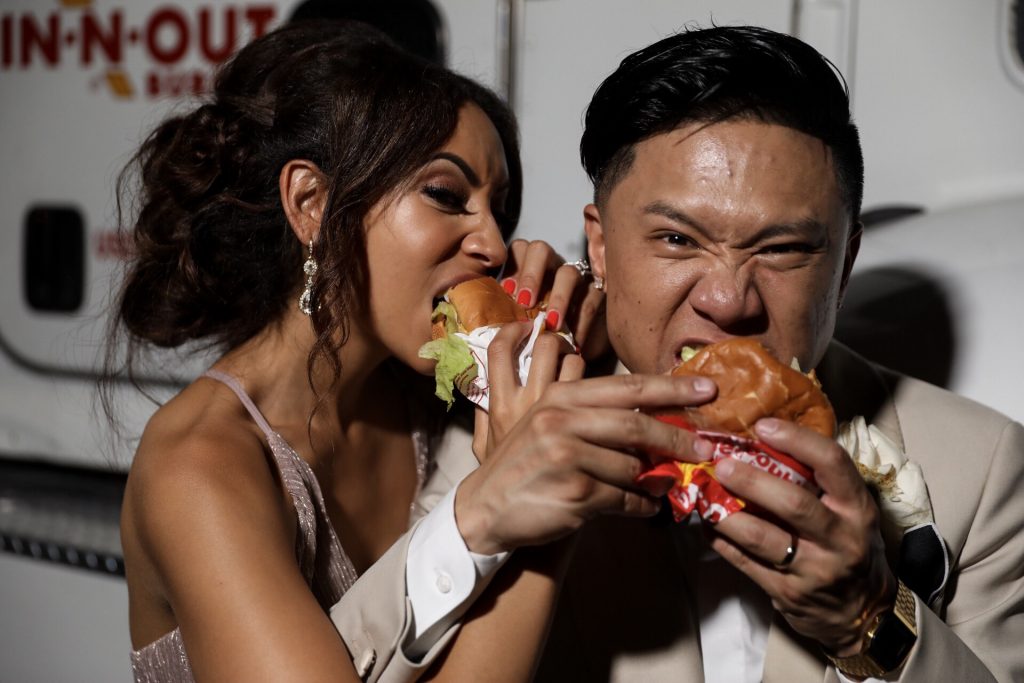In and Out burger couple