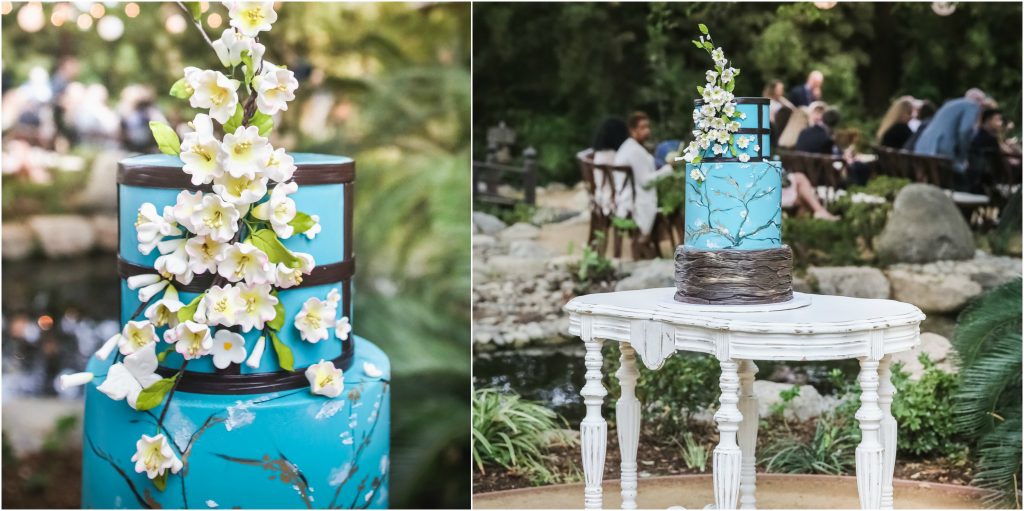blue-wedding-cake-japanese-garden