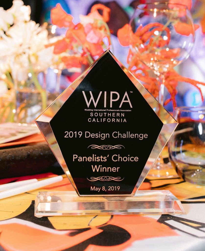 wipa socal award on table