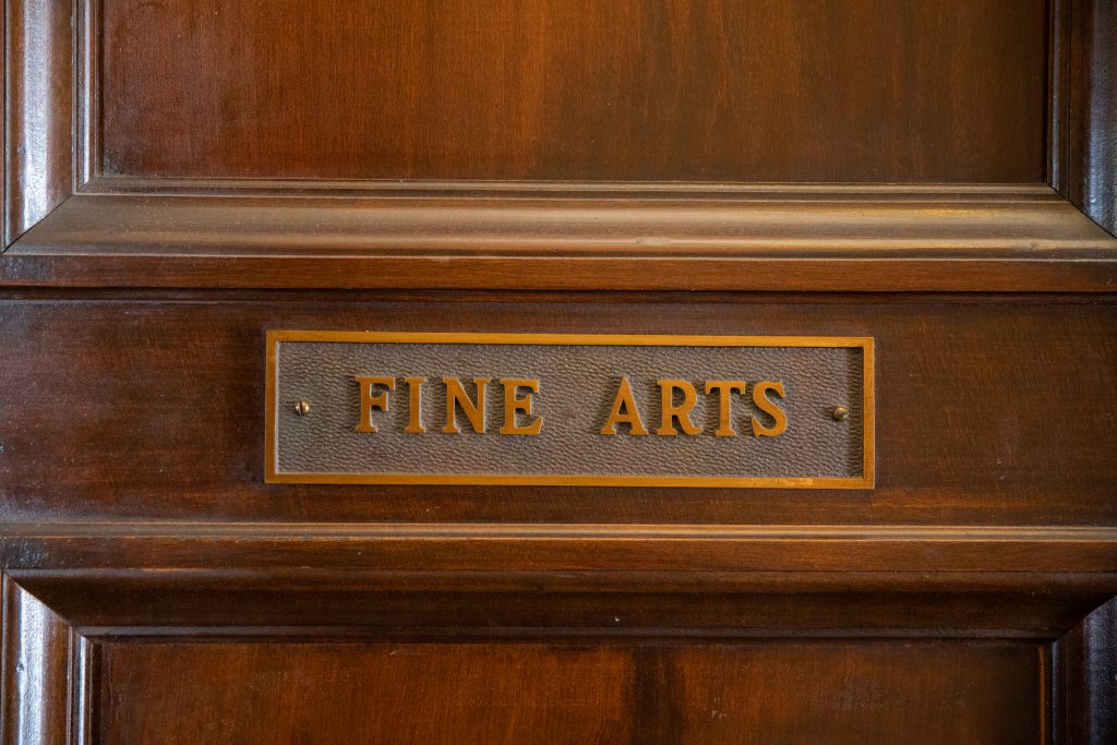 fine arts sign