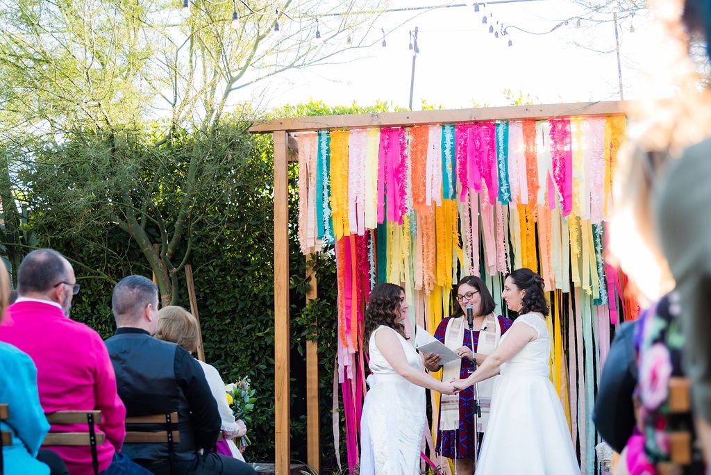 modern jewish lesbian wedding ceremony