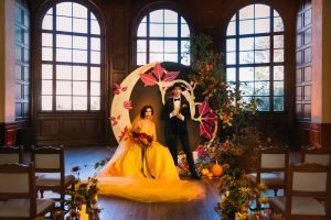 Queer wedding couple at Ebell of Los Angeles