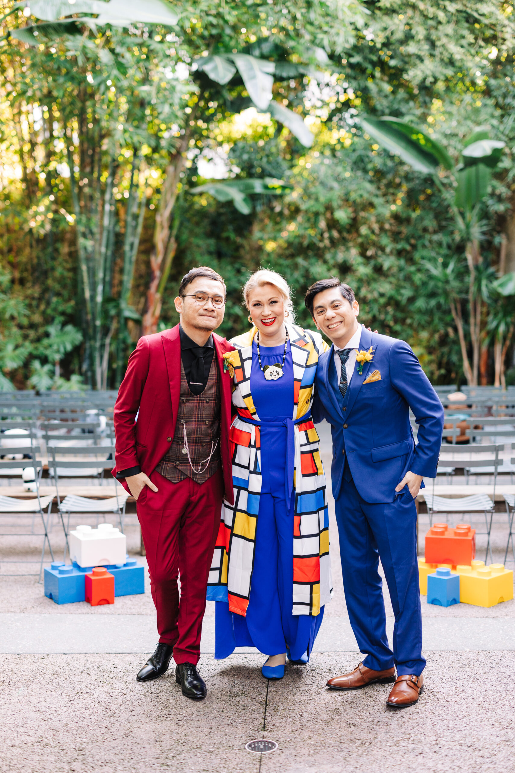 LGBTQIA Wedding with two grooms at Millwick in DTLA