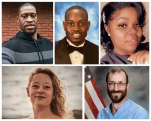 Valued members of society lost because of hatred and injustice. George Floyd, Ahmaud Arbery, Breonna Taylor, Renee Good, and Alex Pretti.